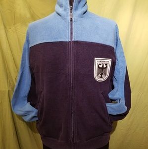 Vintage Hot Topic Large Blue German Track Jacket